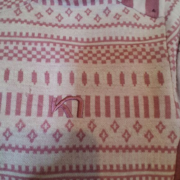 Kari Traa 100% Merino Wool Akle Hood Base Layer Top & Bottoms Pink Size XL - Picture 7 of 15